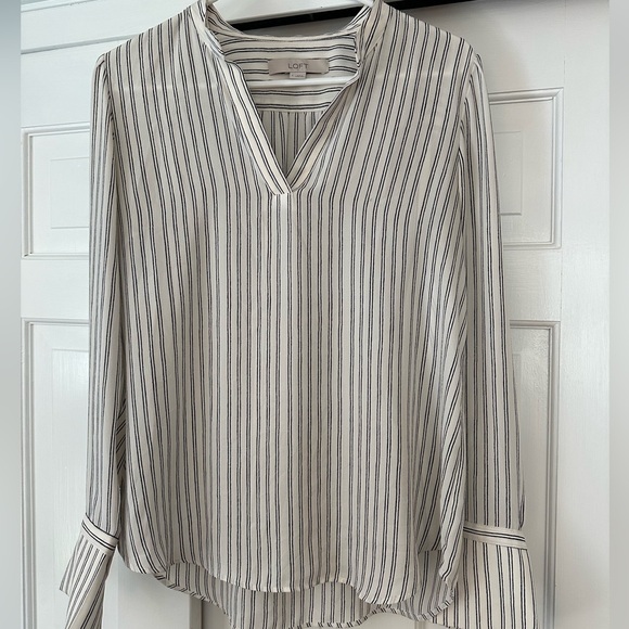 Two for one - LOFT long sleeve woman’s work shirts. - Picture 5 of 6